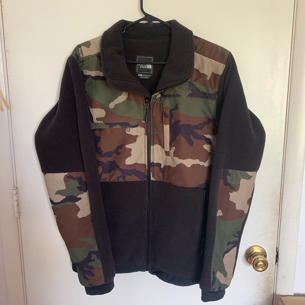 The north face men’s comouflage winter jacket